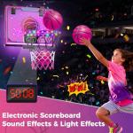 VATOS LED Indoor Basketball Hoop for Girls