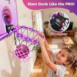 VATOS LED Indoor Basketball Hoop for Girls