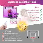 VATOS LED Indoor Basketball Hoop for Girls