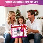 VATOS LED Indoor Basketball Hoop for Girls