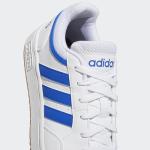 adidas Hoops 3.0 Men's Basketball Shoes - White/Blue