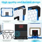 LED Indoor Mini Basketball Hoop Set for Kids