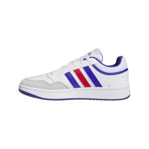adidas Hoops 3.0 Men's Basketball Shoes - White/Blue