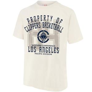 NBA Los Angeles Clippers Super Soft T-Shirt, Cream