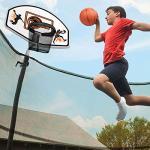 Trampoline Basketball Hoop Set with Mini Ball