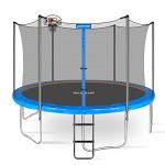 Trampoline Basketball Hoop Set with Mini Ball