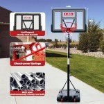 Adjustable Portable Basketball Hoop for All Ages