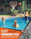 Adjustable Kids Basketball Hoop for Poolside Fun
