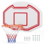 Goplus Wall Mounted Basketball Hoop with Shatter-Proof Backboard