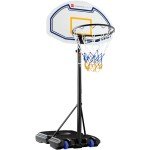 Adjustable Kids Basketball Hoop with Portable Base