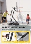 Adjustable Basketball Hoop with 44-Inch Backboard