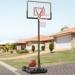 TONBUX 10FT Adjustable Outdoor Basketball Hoop