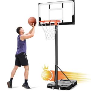 Aimking Adjustable Outdoor Basketball Hoop for Kids