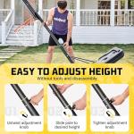 Aimking Adjustable Outdoor Basketball Hoop for Kids