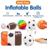 5 Pack Kids Sports Balls Set with Bag