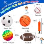5 Pack Kids Sports Balls Set with Bag
