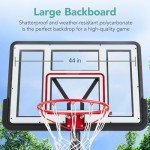 Adjustable 10ft Portable Basketball Hoop System