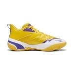 PUMA Men's Yellow Sizzle Basketball Shoes, Size 7.5