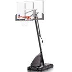 54" Portable Basketball Hoop with Adjustable Height