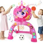 Unicorn Toddler Basketball Hoop with Sounds