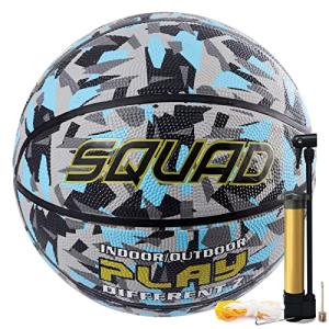 SQUAD Colored Camo Outdoor Basketball Size 7