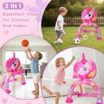 Unicorn Toddler Basketball Hoop with Sounds