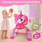 Unicorn Toddler Basketball Hoop with Sounds