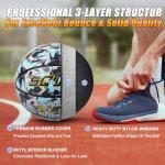 SQUAD Colored Camo Outdoor Basketball Size 7