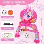 Unicorn Toddler Basketball Hoop with Sounds
