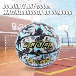 SQUAD Colored Camo Outdoor Basketball Size 7