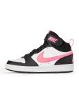 Nike Court Borough Mid 2 Kids’ Shoes, Black/Sunset