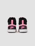 Nike Court Borough Mid 2 Kids’ Shoes, Black/Sunset