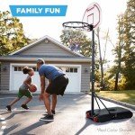 Adjustable Kids Basketball Hoop with Portable Base
