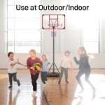 Adjustable Yohood Kids Basketball Hoop for Outdoors