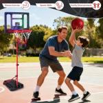 Adjustable LED Basketball Hoop for Kids Ages 3-12