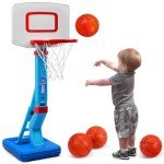 Adjustable Toddler Basketball Hoop for Indoor/Outdoor Play