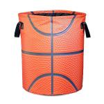 Foldable Basketball Laundry Hamper Bag 17.7x13.7 Inch