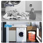 Foldable Basketball Laundry Hamper Bag 17.7x13.7 Inch