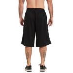 Men's 12" Black Basketball Shorts with Pockets