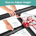 Adjustable 10ft Portable Basketball Hoop System