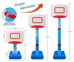 Adjustable Toddler Basketball Hoop for Indoor/Outdoor Play