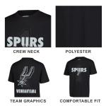 Men's NBA Super Soft Stephen Curry T-Shirt, Black