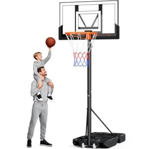 Yohood 10FT Portable Basketball Hoop with 40" Backboard