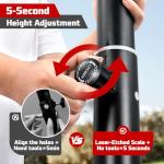 Yohood 10FT Portable Basketball Hoop with 40" Backboard