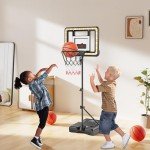 Adjustable Kids Basketball Hoop with Scoreboard