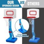 Adjustable Toddler Basketball Hoop for Indoor/Outdoor Play