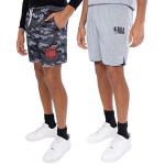 NBA Men's Black Camo Active Locker Room Shorts