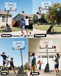 Adjustable 10 FT Portable Basketball Hoop for All Ages