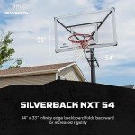 Silverback NXT 54" Adjustable In-Ground Basketball Hoop