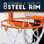 Franklin Sports Over The Door Basketball Hoop Set